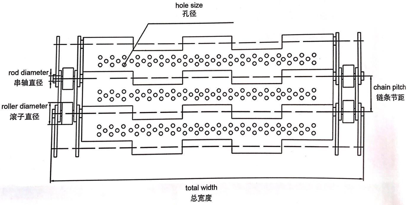 Chain Link Plate Conveyor Belt