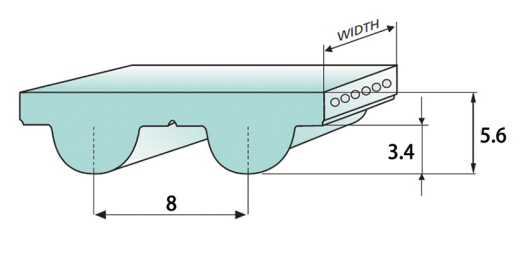 HTD8M-Type