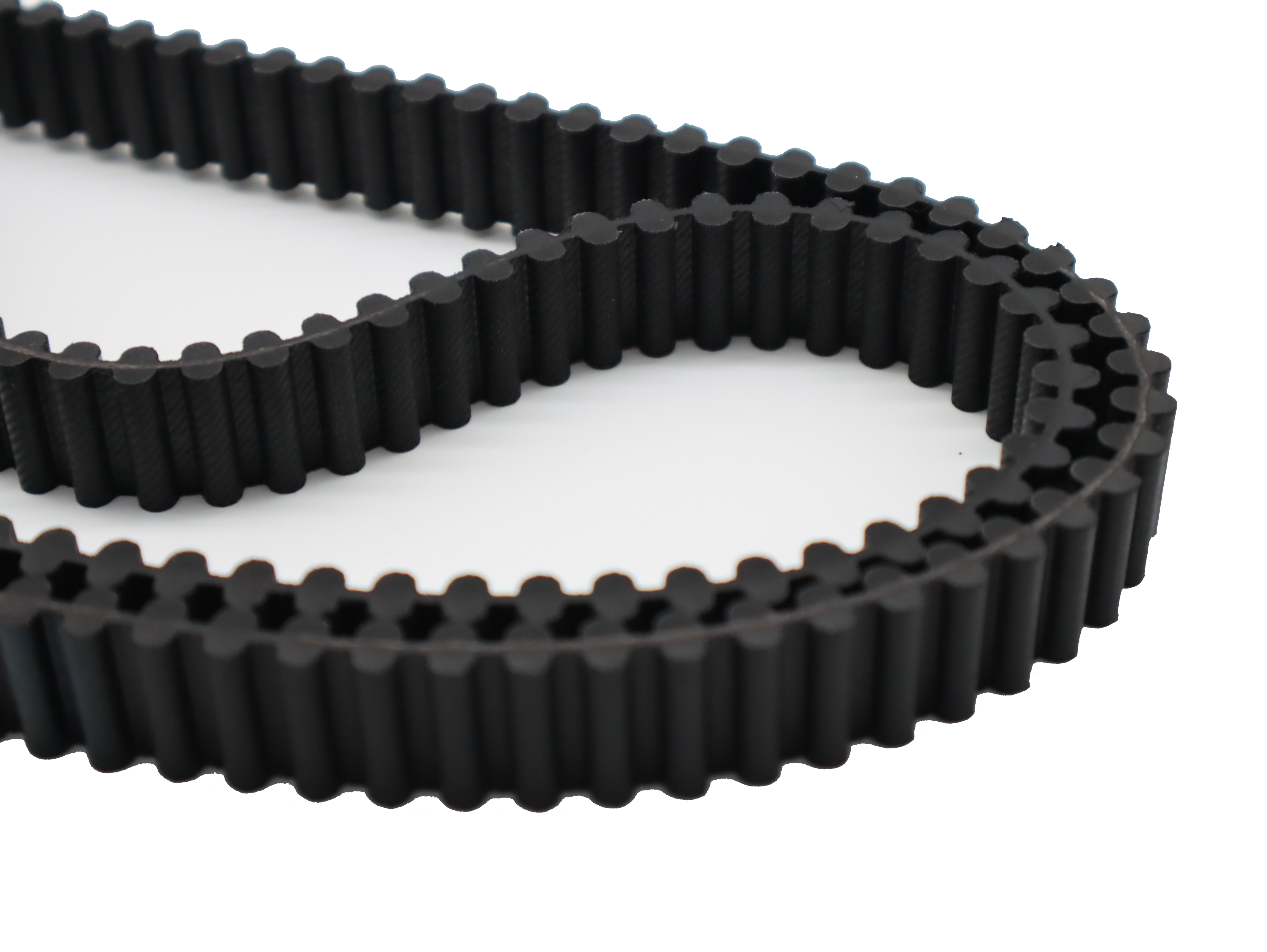 Double-sided tooth rubber timing belt